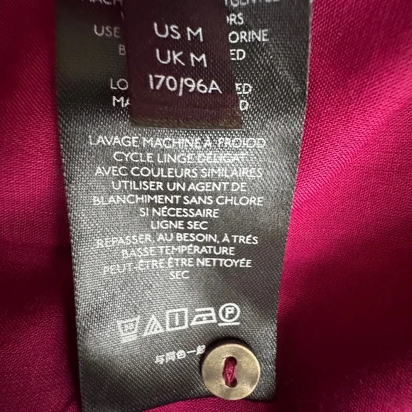 NWT‎ Anthropologie Viola Tiered Button Front Maxi Dress in Plum Size Medium - Picture 11 of 13